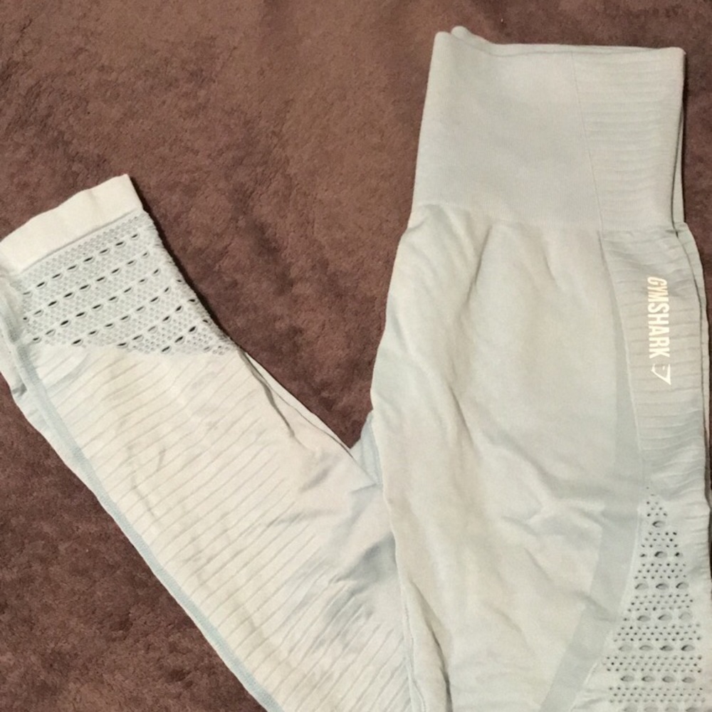 Light blue seamless Gymshark size Large